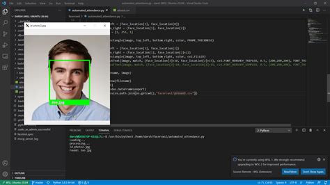 Real Time Face Recognition With Python OpenCV TechVidvan