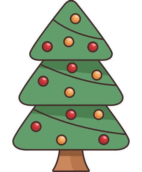 Merry Christmas Pine Tree 24096076 Png