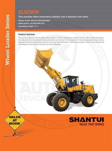 Brand New Shantui Sl50wn Wheel Loader Autokid