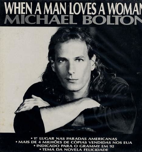 Michael Bolton When A Man Loves A Woman Brazilian Promo 12 Vinyl Single 12 Inch Record Maxi