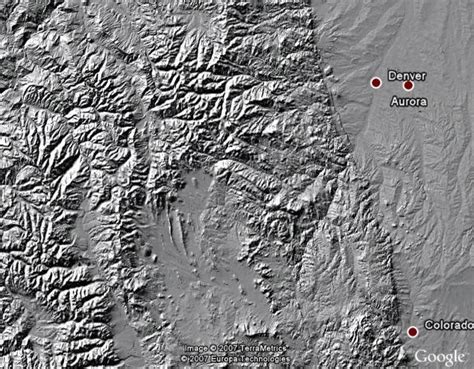 Shaded Relief Map