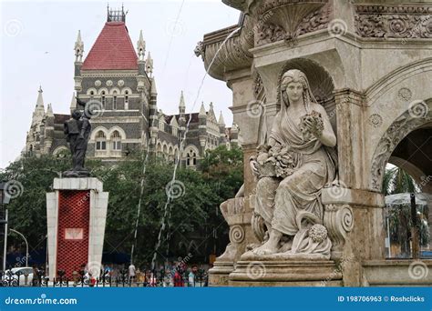 Flora Fountain In Mumbai India Famous Heritage Landmark Editorial