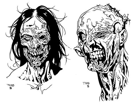 Some Zombie Headsinks By Shoveke On Deviantart