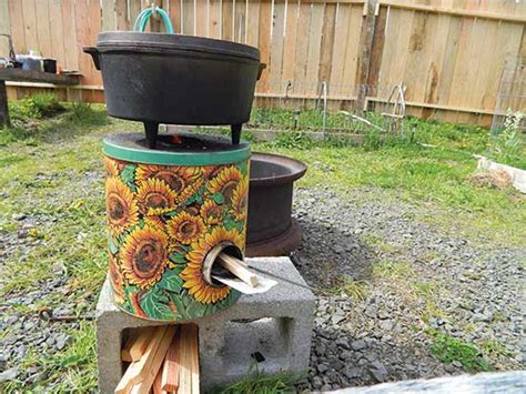 Fire pit backyard, backyard patio, backyard landscaping, deck fire pit, fire pit table, garden pool, outdoor rooms, outdoor. DIY Rocket Stove Designs - DIY - MOTHER EARTH NEWS