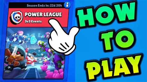 How To Play Power League In Brawl Stars Youtube