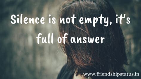 50 Best Quotes On Silence Attitude