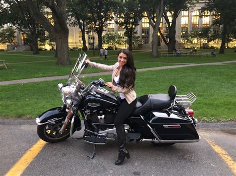 Hottie On A Harley At Harvard R Harley
