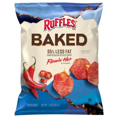 Ruffles Baked Flamin Hot Flavored Potato Crisps 188 Oz Frys Food Stores