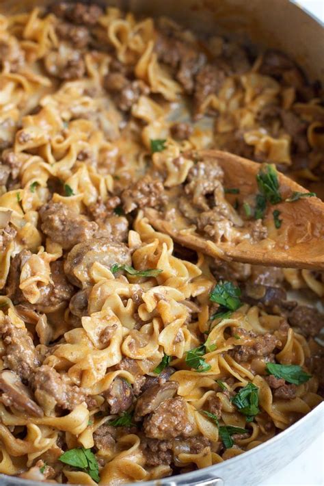 Quick Easy And Delicious One Pot Beef Stroganoff Perfect For A