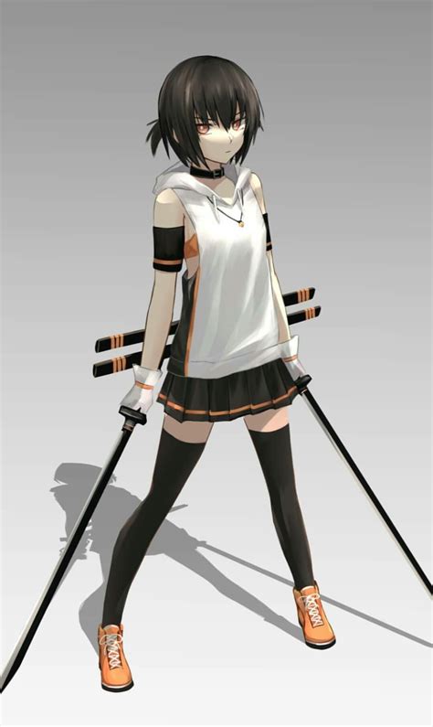 Anime Girl Fighting Outfits Anime Girl