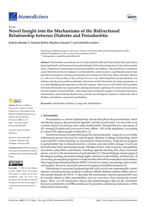 Pdf Novel Insight Into The Mechanisms Of The Bidirectional Relationship Between Diabetes And