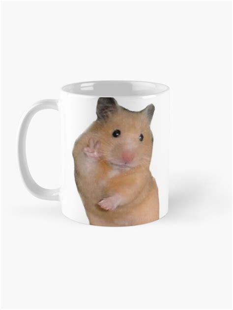 Peace Hamster Meme Coffee Mug For Sale By Ktthegreat Redbubble