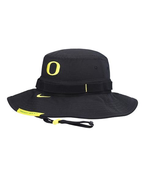 Nike Black Oregon Ducks Boonie Performance Bucket Hat In Blue For Men