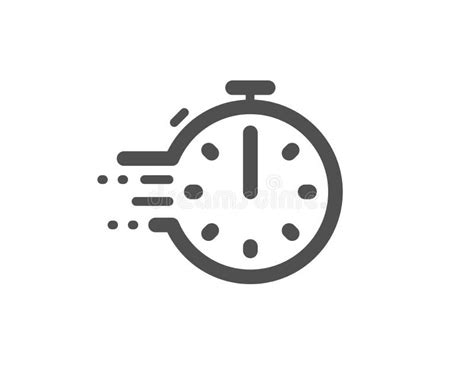 Cooking Timer Icon Frying Stopwatch Sign Food Preparation Vector