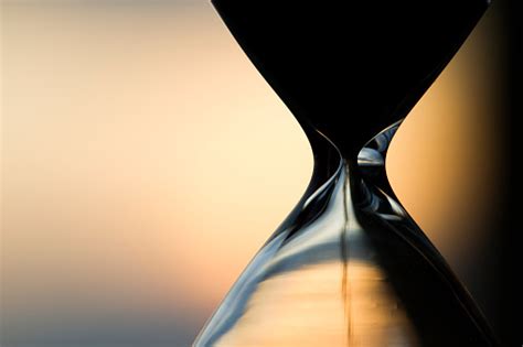 Hourglass Accumulation And Passage Of Time Stock Photo Download Image
