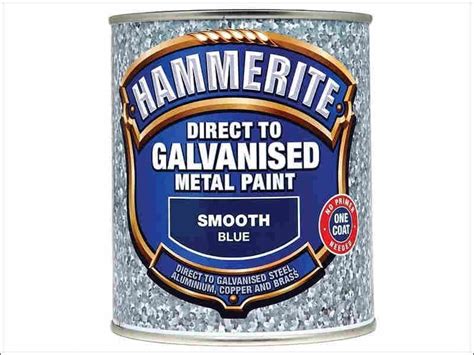 Hammerite Direct To Galvanised Metal Paint Blue 750ml Gate Expectations