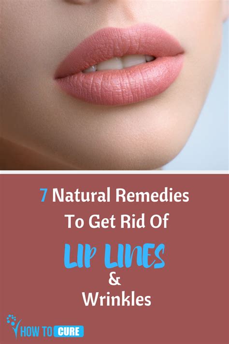 7 Natural Remedies To Get Rid Of Lip Lines Howtocure How To Line
