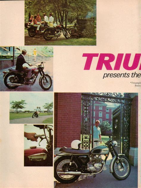 1968 Triumph Motorcycles Sales Brochure Collectors Weekly