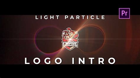 Light Particle Logo Intro Free Template For Adobe Premiere Pro