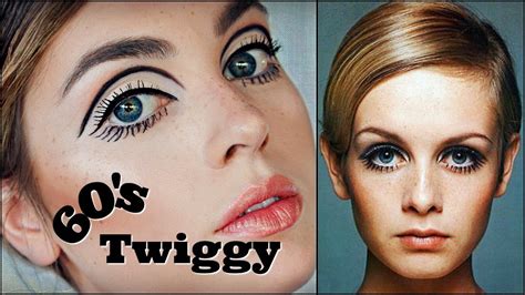 Twiggy 60s Makeup Tutorial Mod Graphic Liner And Eyelashes 1960s
