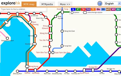 Explorehk Introducing Our Interactive Hong Kong Mtr Map The Explore