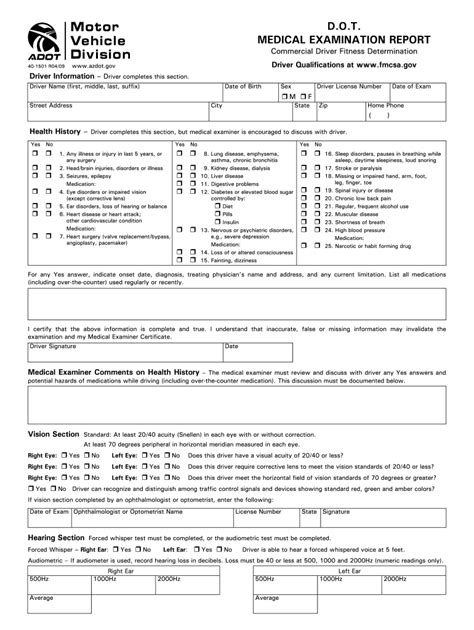 How To Fill A Medical Examination Form Printable Form Templates And