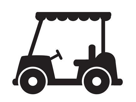 Golf Club Golf Cart Icon Golf Cart Vector Png Transparent Cartoon My