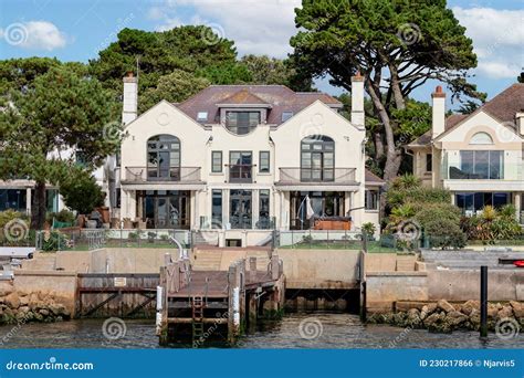 Millionaires Luxury Homes On The Waterside At Sandbanks Poole Dorset