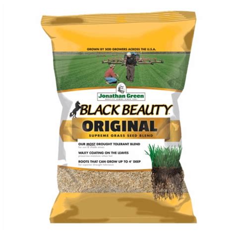 Jonathan Green Black Beauty Original Lawn Yard Grass Seed Mix Pounds Piece