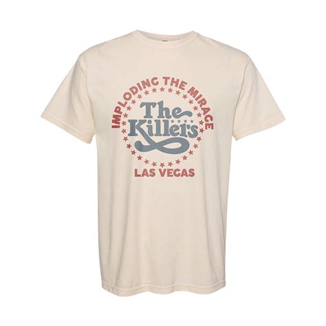 Wonderful Wonderful Desert Cream T Shirt The Killers Official Store