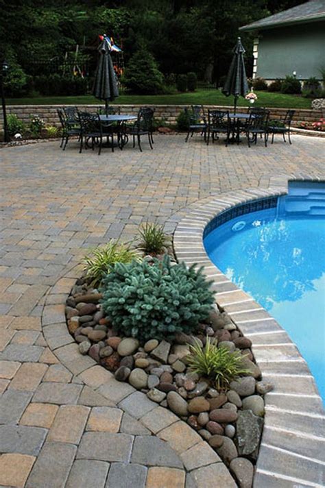 Paver Pool Decks | Backyard pool landscaping, Pool landscaping, Pavers