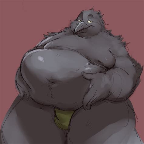 Rule 34 Anthro Avian Azathura Beak Belly Belly Button Big Belly Bulge