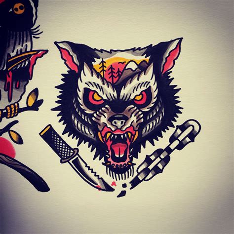 We did not find results for: My traditional wolf flash ,thx for looking | Wolf tattoo ...