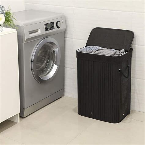 Ktaxon Bathroom Laundry Hamper Basket Wicker Clothes Storage Bag Sorter
