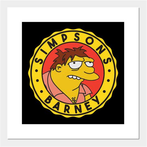 Barney Barney Simpsons Posters And Art Prints Teepublic