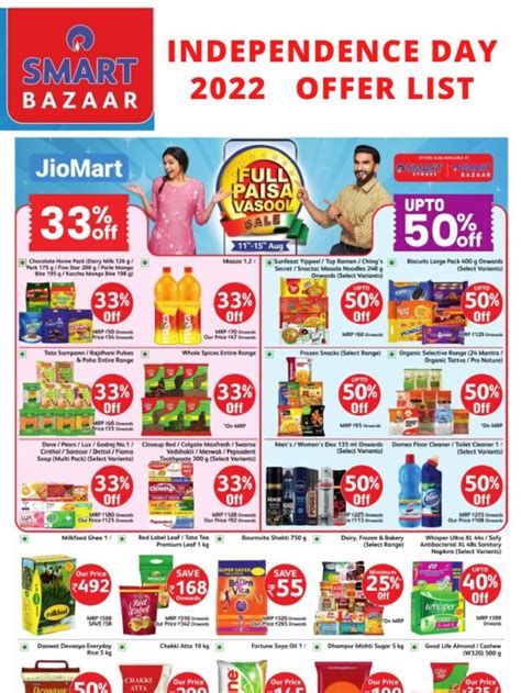 Smart Bazaar Independence Day 2022 Sale Reliance Smart Point