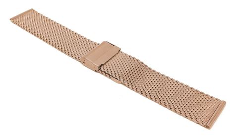 Bandini Stainless Steel Mesh Watch Band Strap Thick Metal 18mm 20mm