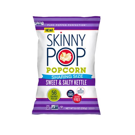 Skinnypop Sweet And Salty Kettle Corn Popcorn 81 Oz Non Gmo Gluten