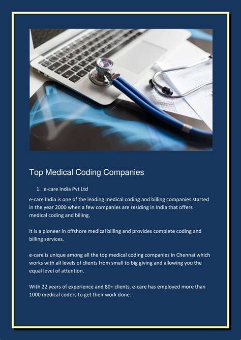 Ppt Top Medical Coding Companies In Chennai Converted Powerpoint