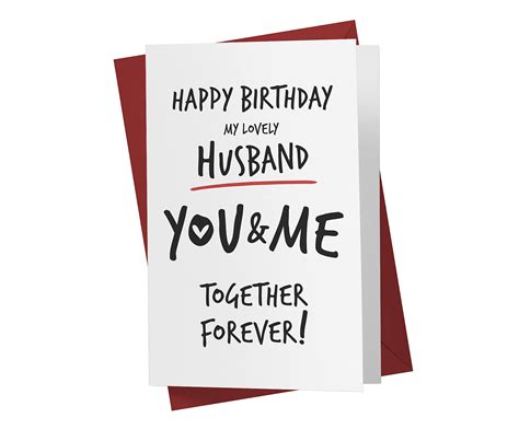 Buy Sweet And Funny Birthday Card For Husband Happy Birthday Card For