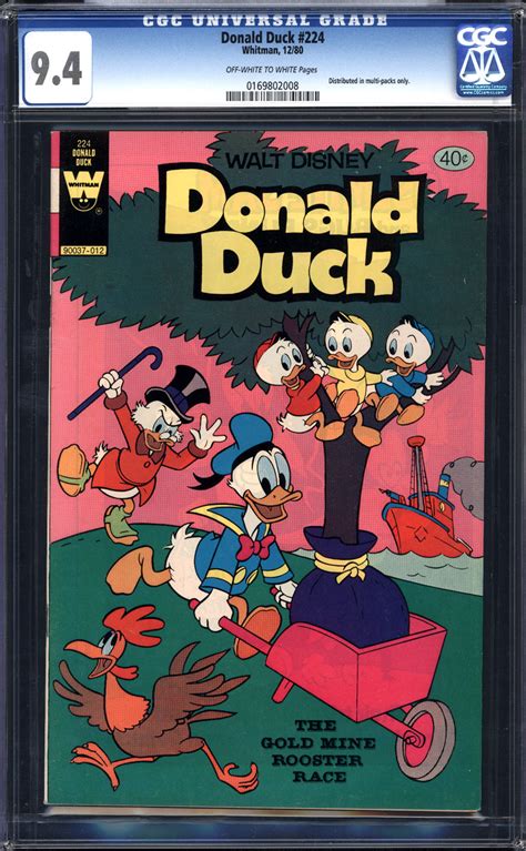 Comicconnect Donald Duck 1952 98 224 Cgc Nm 94