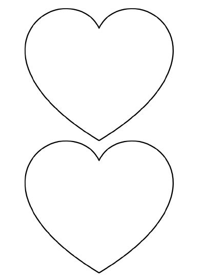 Free Printable Heart Templates 9 Large Medium And Small Stencils To