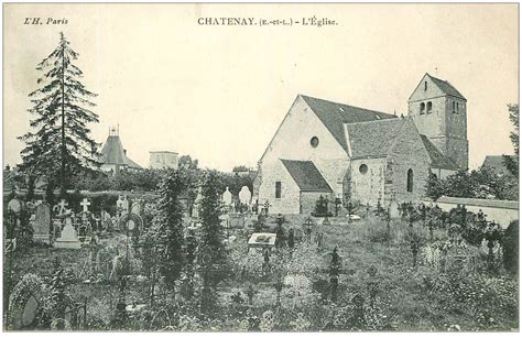 28 Chatenay Eglise Et Cimetière