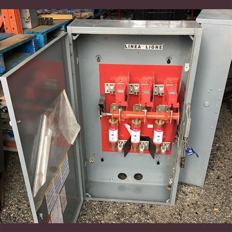 Used Square D 600 Amp 600 V Fusible Disconnect For Sale