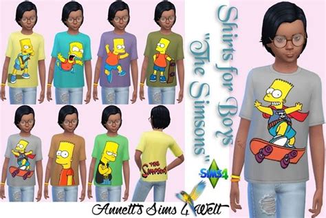 The Best Shirts For Boys The Simsons By Annett85 Sims