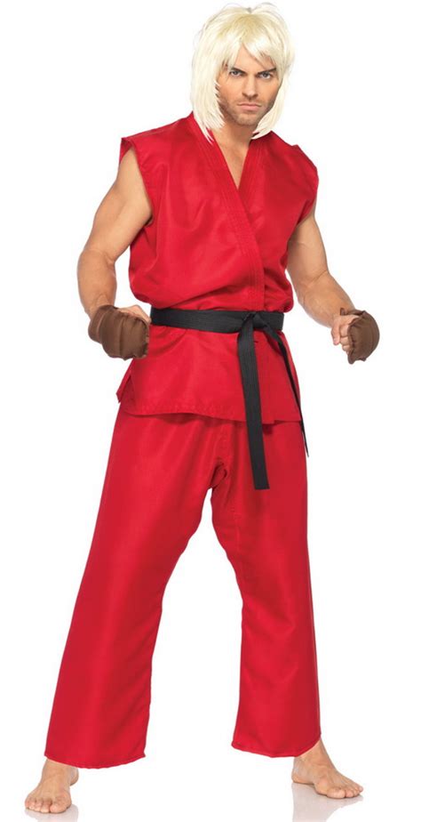 Street Fighter Ken Mens Costume Spicy Lingerie