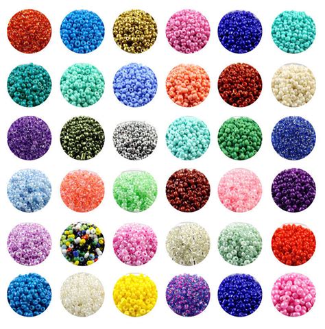 Wholesale 1000pcs 15g 2mm Round Opaque Glass Seed Beads Jewelry Making