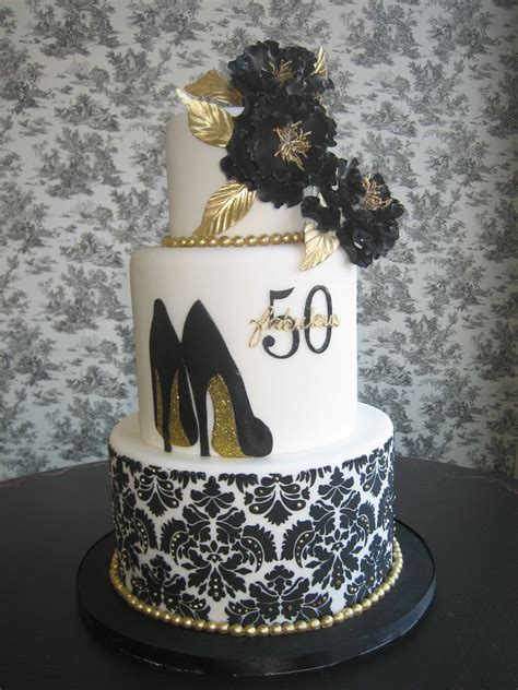 Special Occasion Cakes Amy Beck Cake Design 50th Birthday Cake For