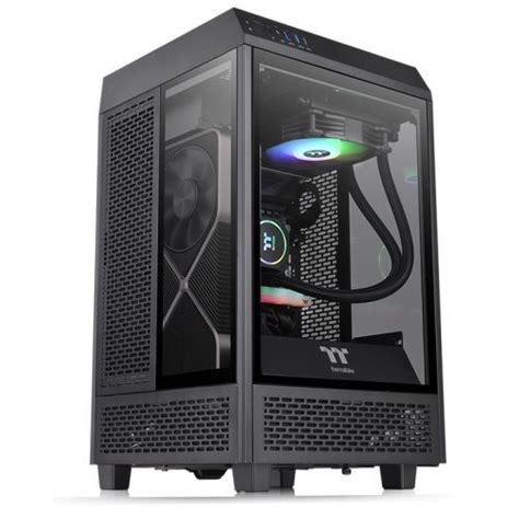 Thermaltake The Tower 100 Mini Micro Itx Tempered Glass Computer Gaming