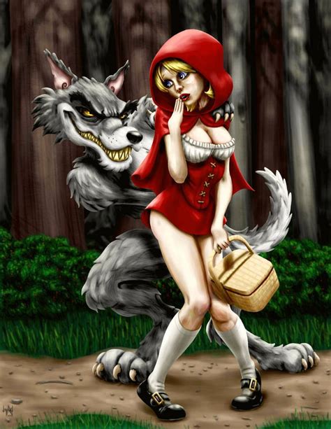 The Big Bad Wolf By Harrybuddhapalm On Deviantart Red Riding Hood Art